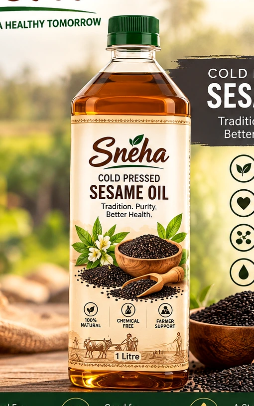 Sneha Cold Pressed Sesame Oil